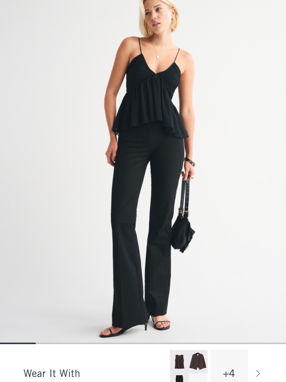 Abercrombie boot leg pants